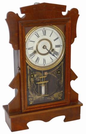 New Haven Clock Co. thirty hour kitchen clock, "No. 519", ca 1885. — Antique Clocks Price Guide