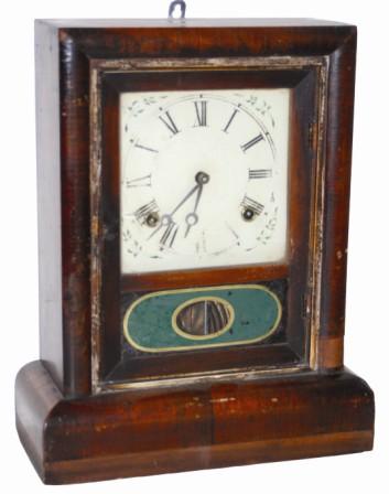 Gilbert Mfg. Co. mantle clock, "Coupon", ca 1879. — Antique Clocks Price Guide