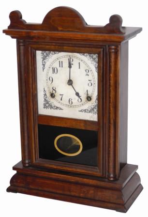 Sessions Clock Co. mantle clock, "Cottage No. 2", ca 1921. — Antique Clocks Price Guide