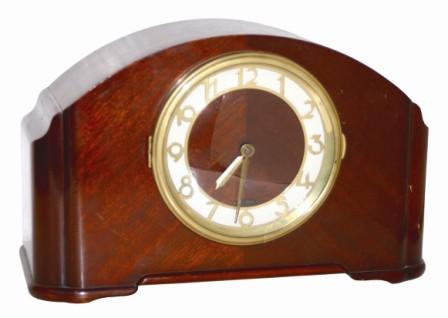 Seth Thomas Clock Co. electric tambour clock, "Simsbury". — Antique Clocks Price Guide