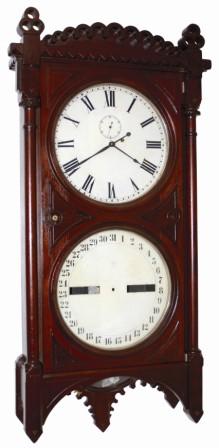 Seth Thomas Clock Co. "Office Calendar No. 5", ca 1884. — Antique Clocks Price Guide