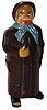 Black Forest carved man, very similar to the poplar "Whistlers". Signed on the bottom, "Hand Carved In Austria".