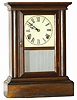 Atkins Clock Company, Bristol, Ct. rare, "No. 1 Cottage", ca 1860.