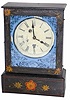 Jerome Manufacturing Company, "Cottage", mantle clock, ca 1850. We believe this rare little clock to be 100 percent original.