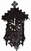 Large early cuckoo with some necessary restoration. One day wood movement, brass gears, replaced chains and bellow tops.