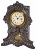 American Clock Company iron front shelf clock, "Zephyr", ca 1851. They were agents for many clock companies.