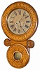 Baird Clock Co. advertising clock, ca 1889.