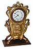 Seth Thomas Clock Co. novelty clock, metal case, "Nan", ca 1905.