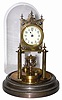 German 400 Day, Disc Pendulum, Anniversary clock. It is typical of most all disc pendulum clocks in that it looks like the Gustav Becker clocks, and also like those made by many other Anniversary clock makers.