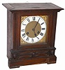 German cabinet cased clock, made by, "Haas and Soehne" (Sons) in the Black Forest, Germany, sometime in the late 1800's or early 1900's, for they went out of business by 1920.