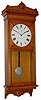 Self Winding Clock Co. Regulator No. 18, with an "A" rotary style movement. This has to be a transitional model made using the later style two glass case that was normally equipped with an "F" style movement.