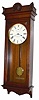 Self Winding Clock Co. Regulator No. 16, an uncommon walnut case with a rotary style "A" movement.