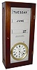 John I. Peatfield, Arlington, Mass. was issued a patent on July 15, 1902 for this very complex perpetual calendar mechanism.