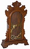 New Haven Clock Co. parlor clock, CASE only, ca 1880.