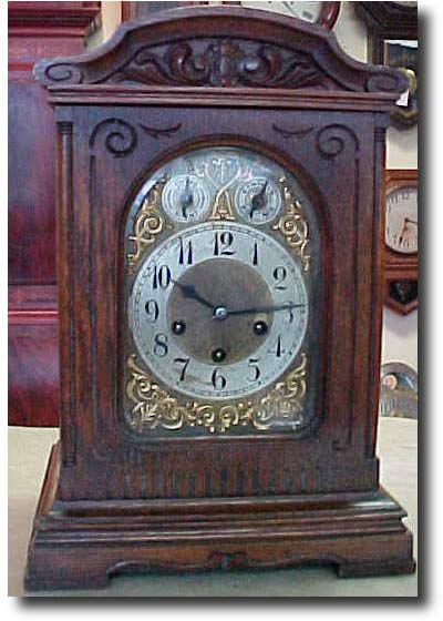 Junghans Bracket Clock, c. 1910 — Antique Clocks Price Guide