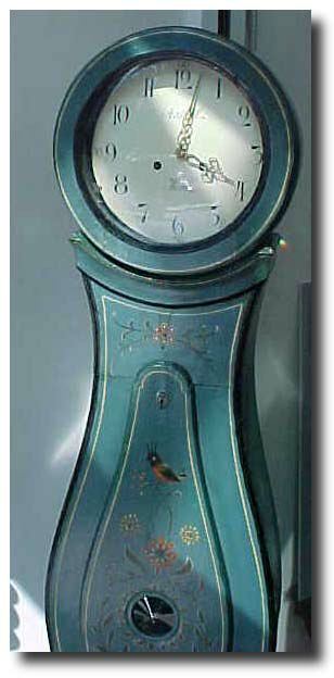 Swedish country tallcase clock, 19th century — Antique Clocks Price Guide