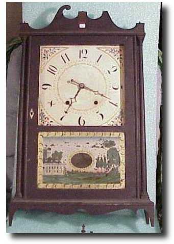 Terry and Sons pillar and scroll clock — Antique Clocks Price Guide