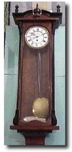 Vienna walnut single weight regulator — Antique Clocks Price Guide