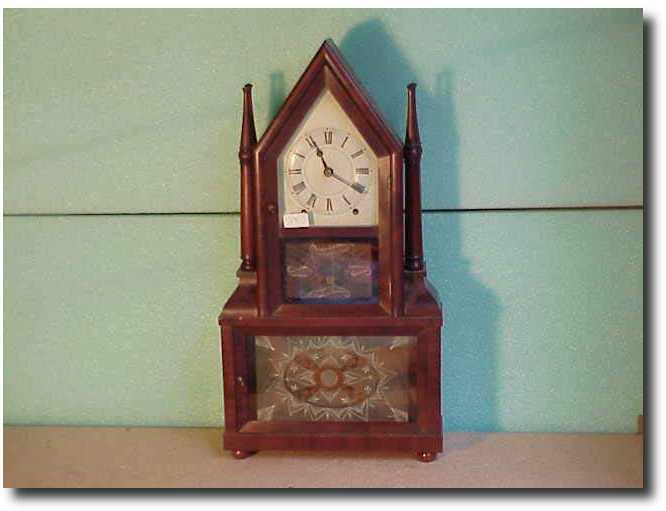 Ives Patent double steeple clock — Antique Clocks Price Guide