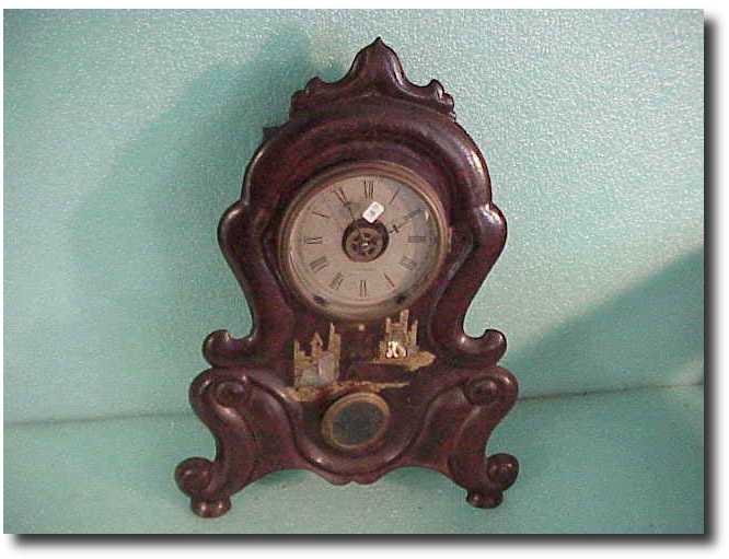 Jerome Iron Front Shelf Clock — Antique Clocks Price Guide