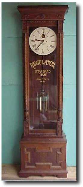 Howard Jeweler's tallcase regulator clock — Antique Clocks Price Guide