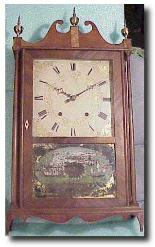 Pillar and scroll clock by Eli and Samuel Terry — Antique Clocks Price Guide