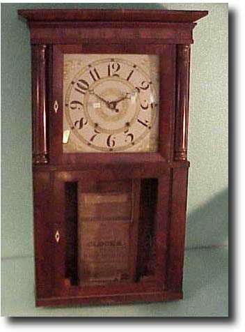 Riley Whiting double decker mantel clock — Antique Clocks Price Guide