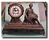 New Haven figural clock