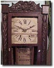 Split column mantel clock by Rodney Brace