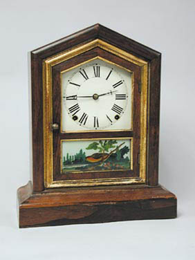 SETH THOMAS ROSEWOOD SHELF CLOCK — Antique Clocks Price Guide