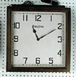 Electric Bulova advertising clock — Antique Clocks Price Guide