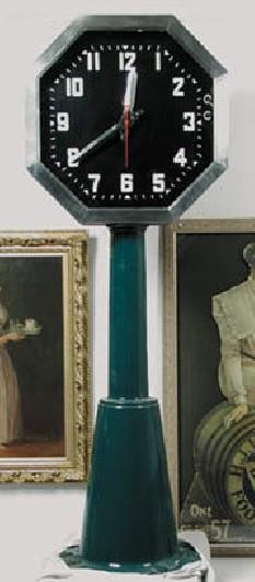American monumental neon street clock, 20th century — Antique Clocks Price Guide