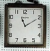 Electric Bulova advertising clock