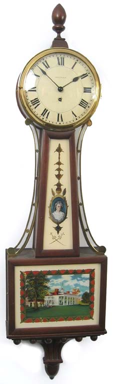 Waltham banjo clock. — Antique Clocks Price Guide