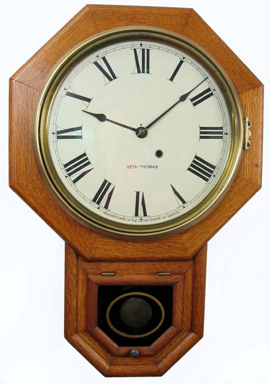 Seth Thomas school clock. — Antique Clocks Price Guide