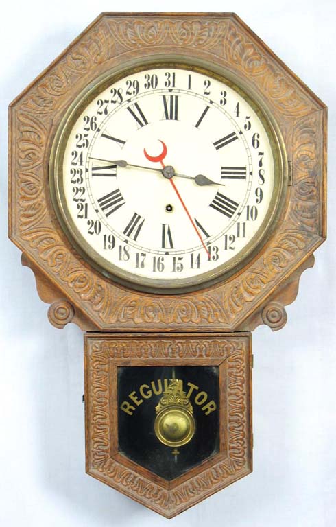 New Haven "Branford" school clock. — Antique Clocks Price Guide