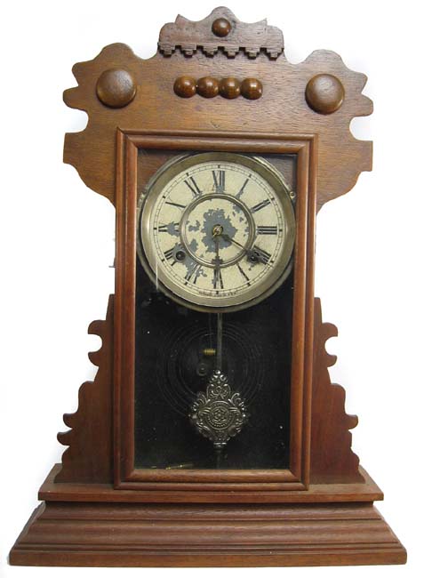 Waterbury walnut parlor clock. — Antique Clocks Price Guide