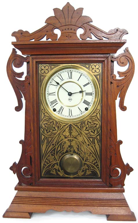 Seth Thomas Newark Walnut Parlor Clock. — Antique Clocks Price Guide