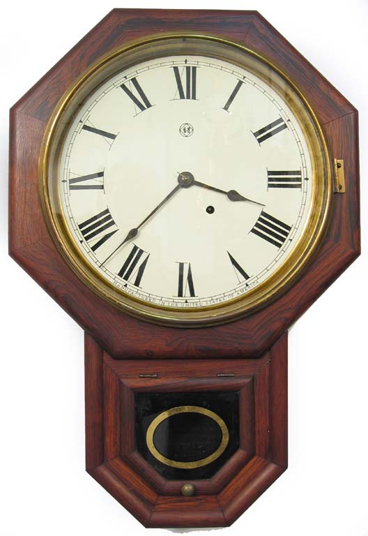 Seth Thomas Rosewood School Clock — Antique Clocks Price Guide