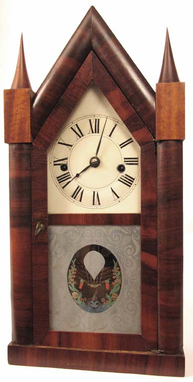 C. Boardman and J. A. Wells, Bristol, Conn. fusee steeple clock. — Antique Clocks Price Guide