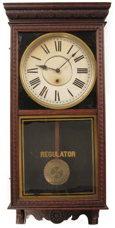 Sessions "Regulator E" clock. — Antique Clocks Price Guide