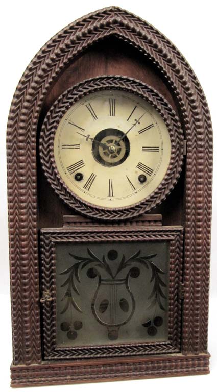 Rare J. C. Brown ripple beehive marketed by Daniel Pratt, Boston. — Antique Clocks Price Guide