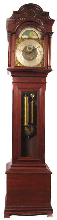 Korfhage tall case clock. — Antique Clocks Price Guide