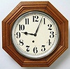 Ingraham "Maxim" octagon wall clock.