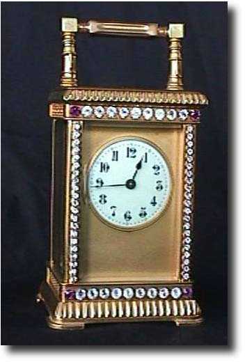 Boite Jonc French Carriage Clock, circa 1940 — Antique Clocks Price Guide