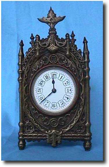 Gothic Type French Carriage Clock — Antique Clocks Price Guide