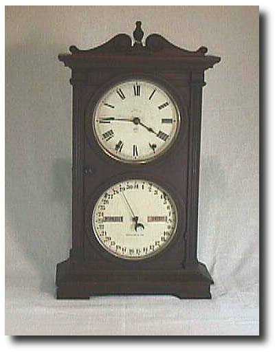 Seth Thomas Double Dial no. 6 Calendar Clock, Circa 1876 — Antique Clocks Price Guide