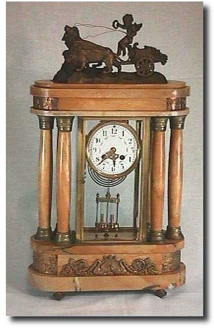 Fancy Crystal Regulator Clock — Antique Clocks Price Guide