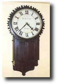 Large English Fusee Wall Clock, Circa 1860 — Antique Clocks Price Guide