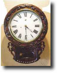 English Fusee Drop Dial Wall Clock — Antique Clocks Price Guide